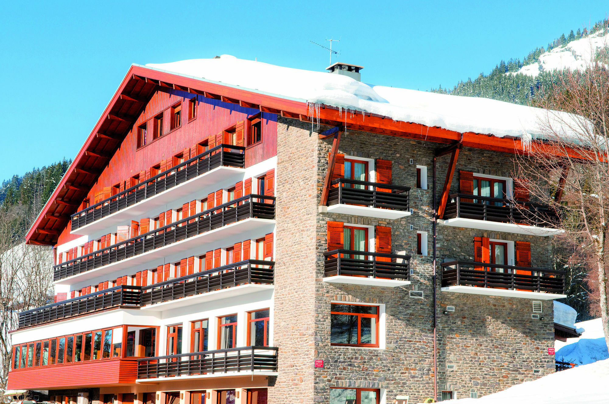 Hôtel Vacances Bleues Les Chalets du Prariand Megève Exterior foto